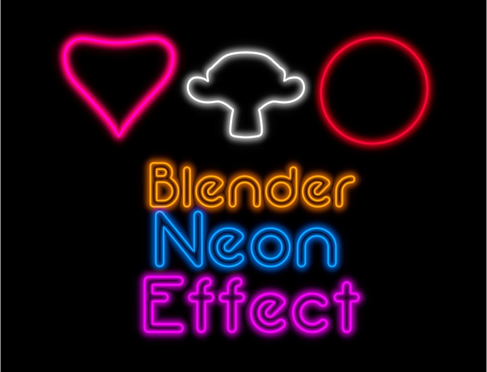 Neon Effect - Compositor preview image 1